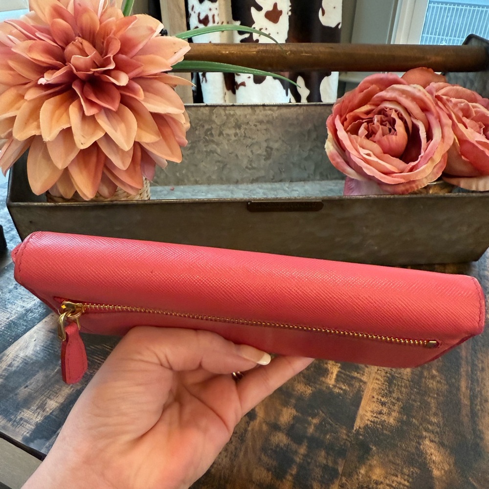 Prada Pink Leather Chain Wallet Crossbody - Picture 8 of 16